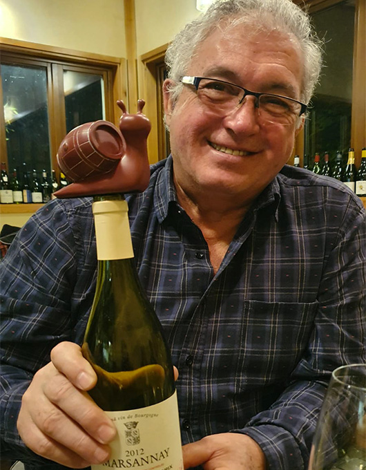 The Brazilian wine connoisseur Alaor Pereira Lino