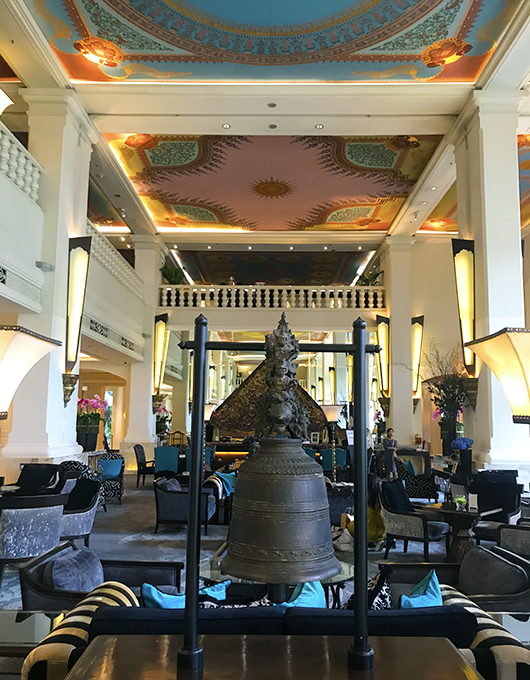 Lobby at the Anantara Siam Hotel in Bangkok