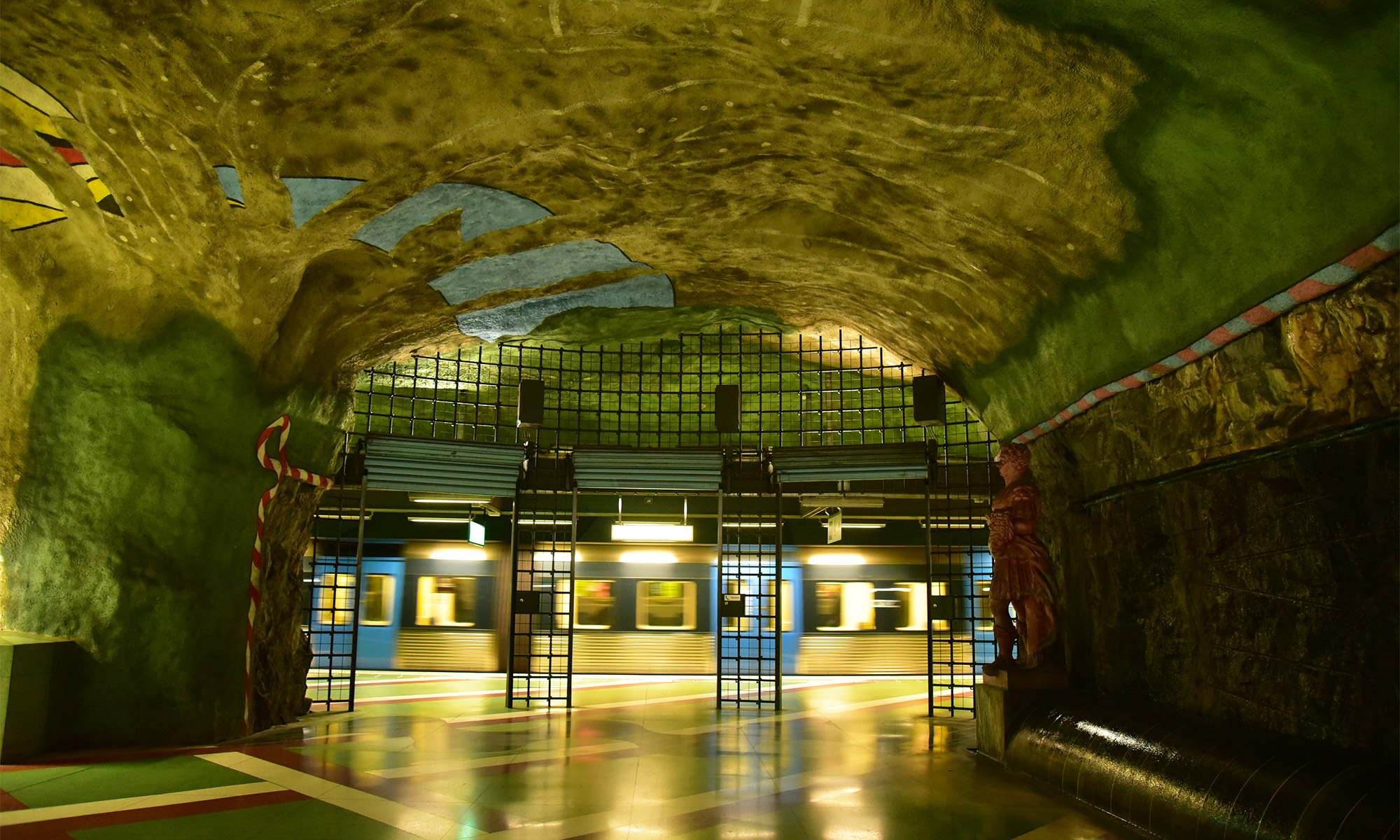 Subway station Kungsträdgården in Stockholm