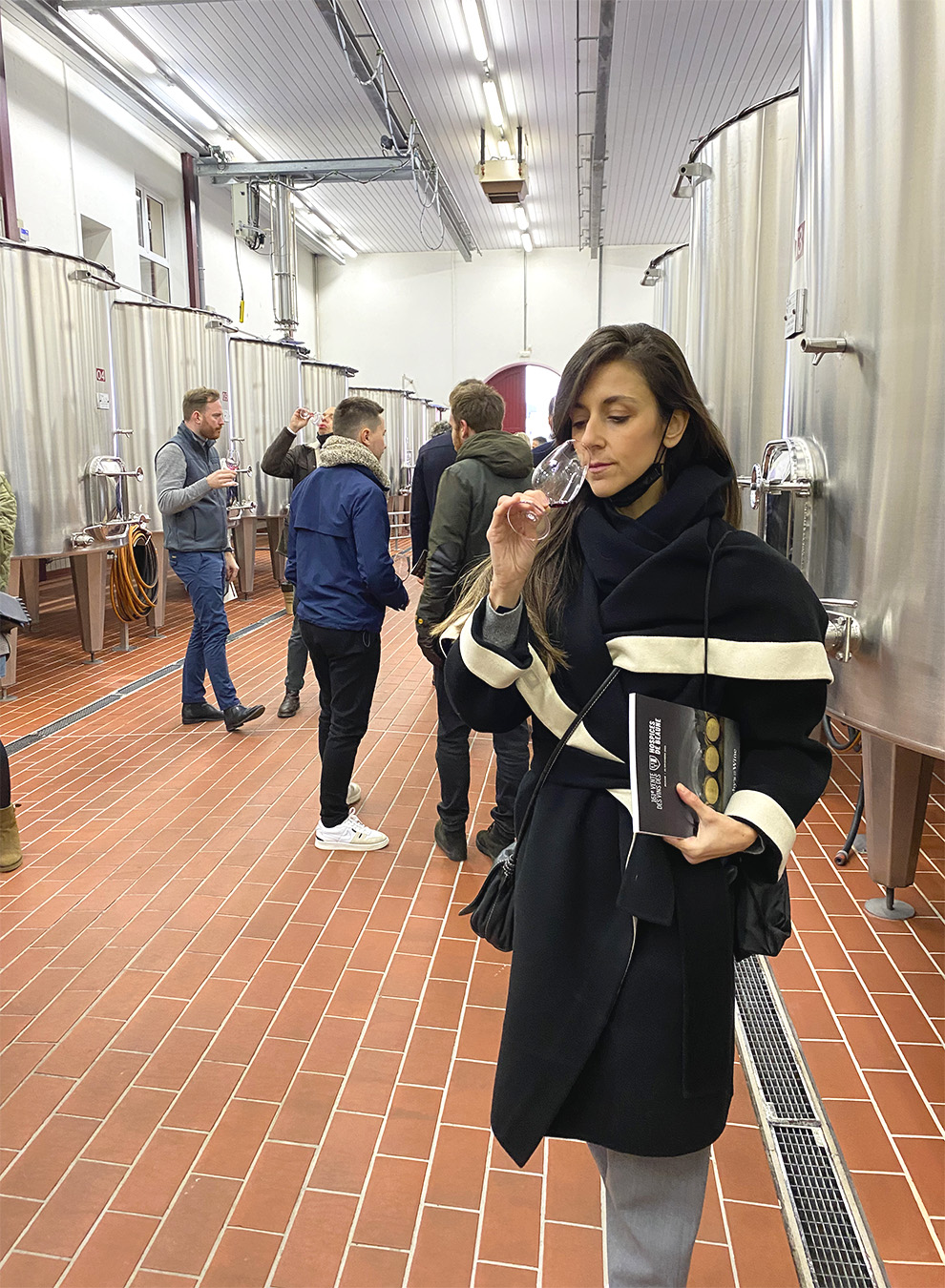 Malu Neves at the Hospices de Beaune wine tasting