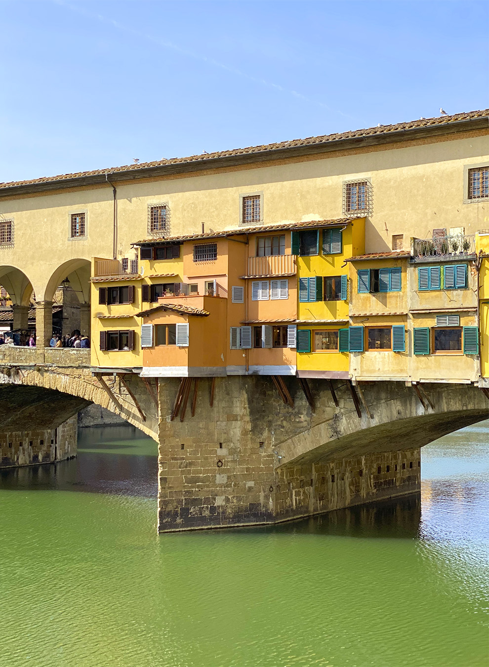 The world wide famous Ponte Vecchio in Florence